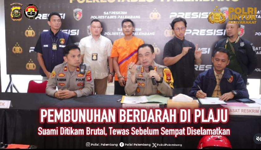 Pembunuhan Berdarah di Plaju: Suami Ditikam Brutal, Tewas Sebelum Sempat Diselamatkan