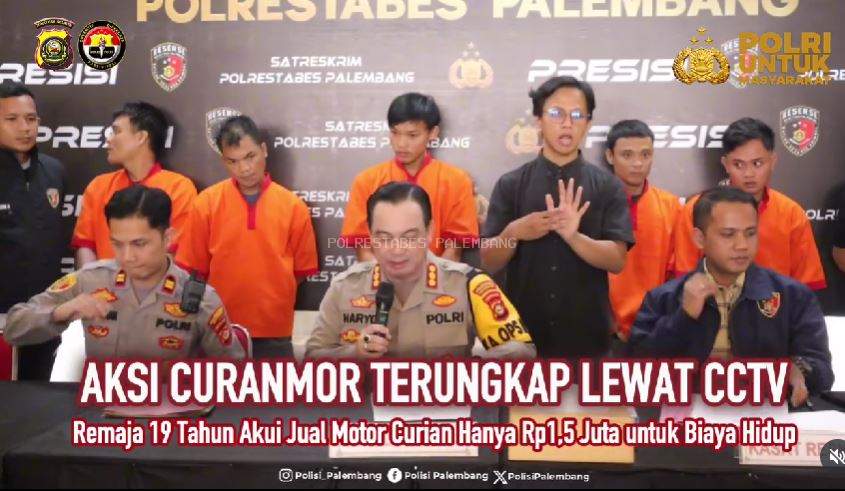 Aksi Curanmor Terungkap Lewat CCTV: Remaja 19 Tahun Akui Jual Motor Curian Hanya Rp1,5 Juta untuk Biaya Hidup