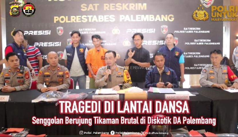 Tragedi di Lantai Dansa: Senggolan Berujung Tikaman Brutal di Diskotik DA Palembang