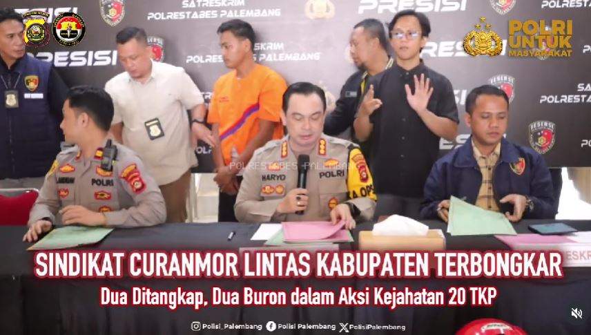 Sindikat Curanmor Lintas Kabupaten Terbongkar! Dua Ditangkap, Dua Buron dalam Aksi Kejahatan 20 TKP