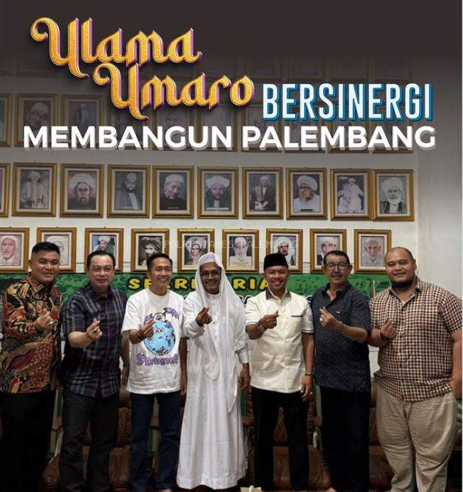 Kapolrestabes dan Walikota Palembang menyampaikan komitmennya untuk bekerja sama dengan ulama dalam menciptakan kemajuan dan ketertiban