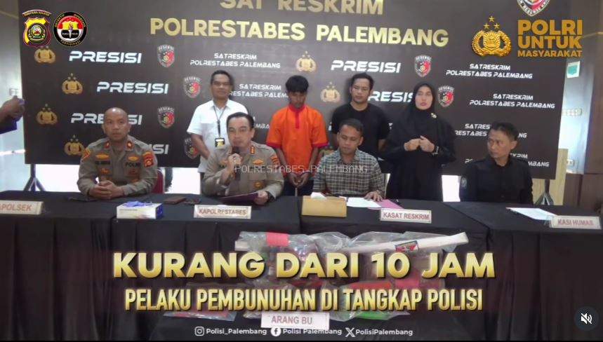  Pelaku Pembunuhan Di Tangkap Polisi Kurang dari 10 jam