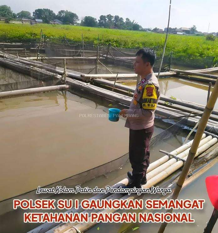 Lewat Kolam Patin dan Pendampingan Warga, Polsek SU I Gaungkan Semangat Ketahanan Pangan Nasional