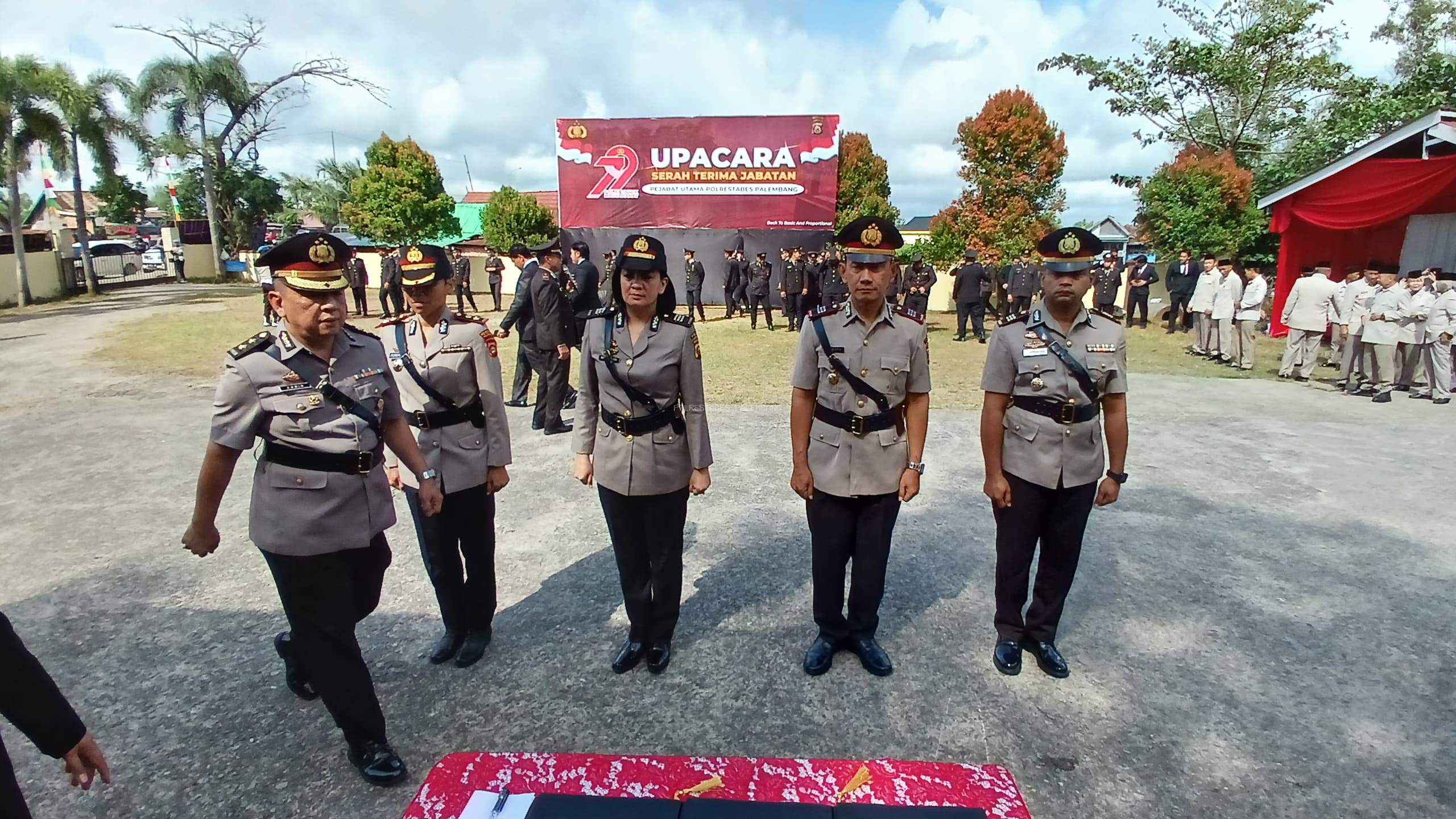 Polrestabes Palembang Lakukan Penyegaran, Lima Pejabat Utama Resmi Berganti Posisi