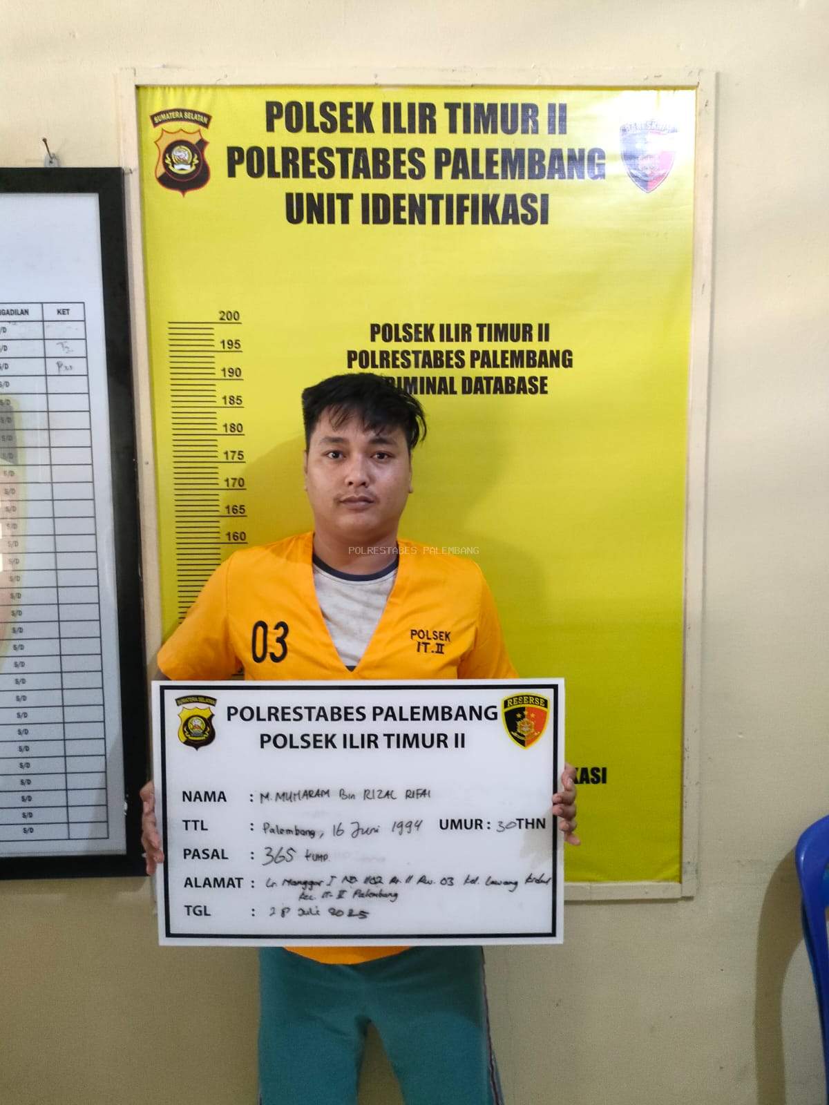 Polsek IT II Berhasil Ungkap Kasus Pencurian dengan Kekerasan di Lorong Manggar I