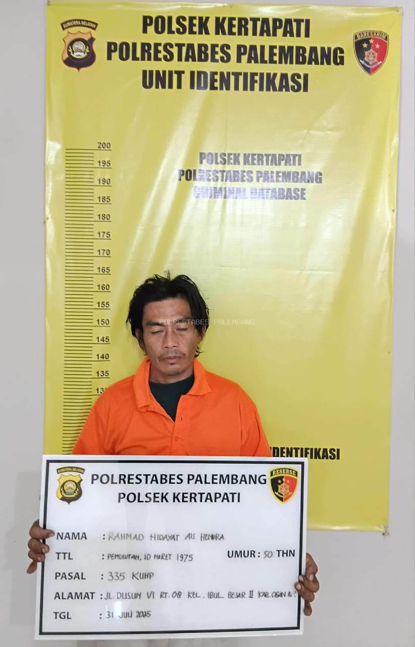Polsek Kertapati Ungkap Kasus Pengancaman dengan Senjata Tajam