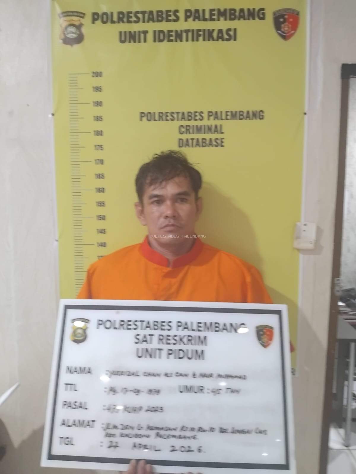 Tegas dan Presisi, Satreskrim Polrestabes Palembang Ungkap Kasus Curas di Pusat Kota
